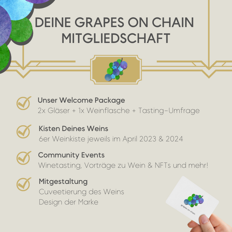 grapes on chain Mitgliedschaft